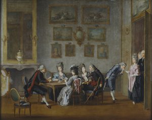 Card-Party in the Home of Elis Schroderheim