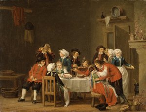 Convivial Scene in a Peasant