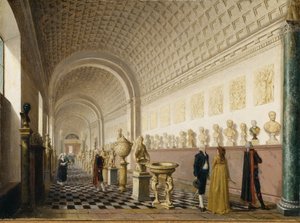 The Inner Gallery of the Royal Museum at the Royal Palace, Stockholm, 1796