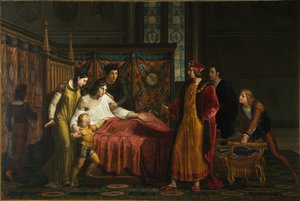 Charles VIII Visits Gian Galeazzo Sforza at Pavia by Pelagio Palagi