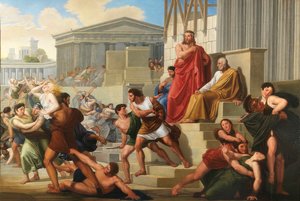 The Rape of the Sabine Women, 1823-1824