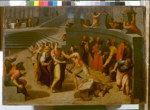 Beheading of St. John the Baptist by Pellegrino Tibaldi