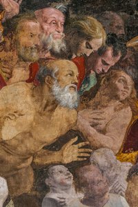 St John the Baptist Baptizing people, Poggi Chapel