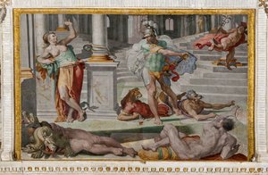Ulysses and Circe (detail) by Pellegrino Tibaldi