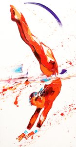 Gymnast Three by Penny Warden
