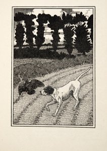 Deceiving the Fowler, from A Hundred Anecdotes of Animals, pub. 1924