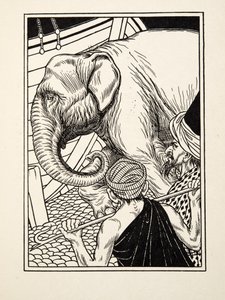 Noble Perseverance, from A Hundred Anecdotes of Animals, pub. 1924 by Percy J. Billingshurst