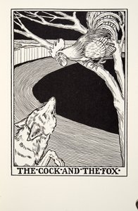 The Cock and the Fox, from Fontaine Fables