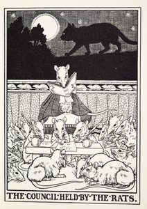 The Council held by the Rats, from Fontaine Fables