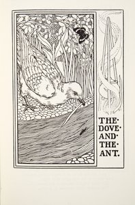 The Dove and the Ant, from Fontaine Fables