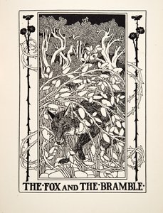 The Fox and the Bramble, from A Hundred Fables of Aesop