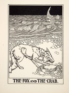 The Fox and the Crab, from A Hundred Fables of Aesop by Percy J. Billingshurst