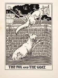 The Fox and the Goat, from A Hundred Fables of Aesop