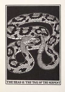 The Head and Tail of the Serpent, from Fontaine Fables, pub. 1905 by Percy J. Billingshurst