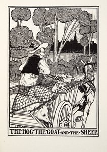 The Hog, the Goat and the Sheep, from Fontaine Fables