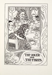 The Joker and the Fishes, from Fontaine Fables, pub. 1905 (engraving) by Percy J. Billingshurst