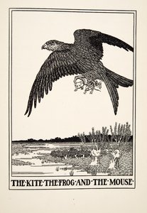 The Kite, the Frog and the Mouse, from A Hundred Fables of Aesop, pub.1903 by Percy J. Billingshurst