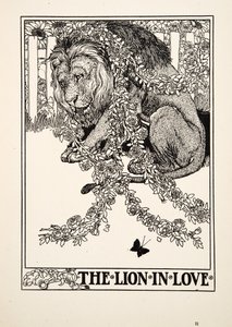 The Lion in Love, from A Hundred Fables of Aesop