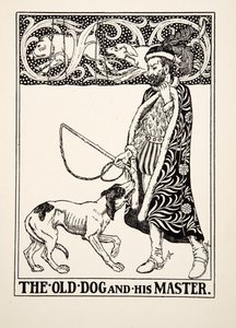 The Old Dog and his Master, from A Hundred Fables of Aesop