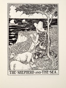 The Shepherd and The Sea, from Fontaine Fables by Percy J. Billingshurst
