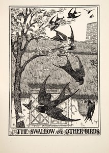 The Swallow and Other Birds, from A Hundred Fables of Aesop, pub.1903