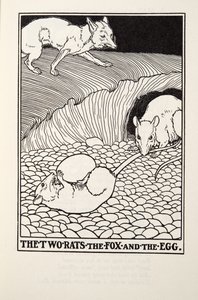 The Two Rats, the Fox and the Egg, from Fontaine Fables