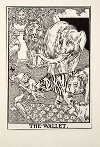 The Wallet, from Fontaine Fables, pub. 1905 by Percy J. Billingshurst
