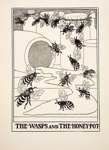 The Wasps and the Honeypot, from A Hundred Fables of Aesop