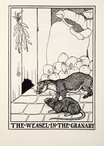 The Weasel in the Granary, from Fontaine Fables