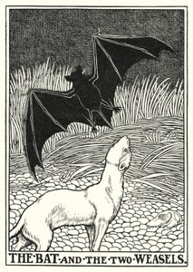 Fables of La Fontaine: The bat and the two weasels