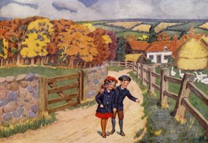 The walk to the farm
