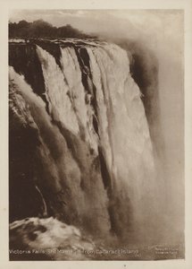 Victoria Falls, The Main Fall from Cataract Island by Percy M. Clark