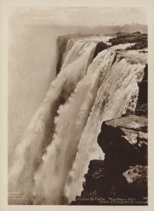 Victoria Falls, The Main Fall from Livingstone Island by Percy M. Clark