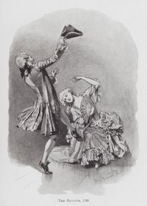 Dancing: The Gavotte by Percy Macquoid