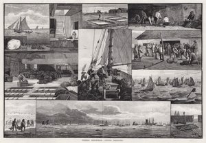 Fishing Industries, Oyster Dredging by Percy Robert Craft