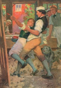 Illustration for Adam Bede by George Eliot by Percy Tarrant