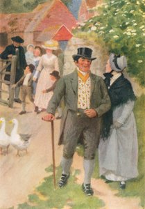 Illustration for Adam Bede by George Eliot by Percy Tarrant