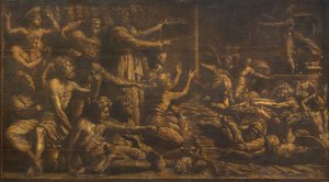 The crossing of the Red Sea by Perino del Vaga