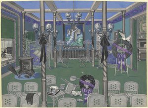 Funeral Parlor, 1895-1920 by Perkins Harnly