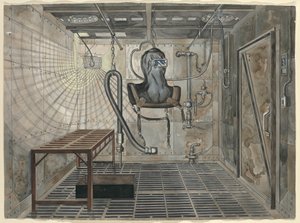 Interior Sand Blasting Chamber, 1935 by Perkins Harnly