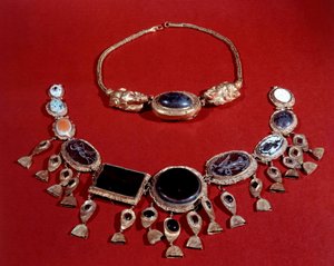 Two Gold Necklaces, Parthe Period, 3rd Century AD by Persian
