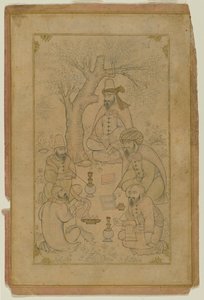 A Gathering of Dervishes by Persian School