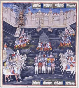 A Siege by Persian School