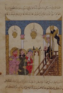 Abu-Zayd preaching in the Mosque of Samarkand from 