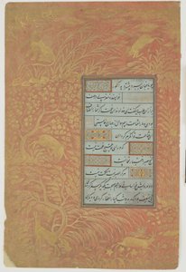 Folio of Calligraphy, Iran, Safavid Dynasty