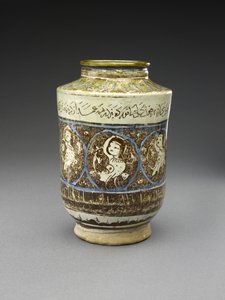 Jar with Harpies by Persian School