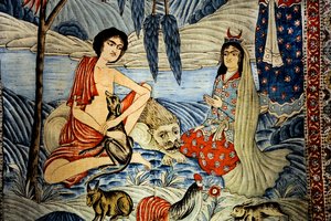 Leyli and Majnoun by Persian School