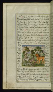 Lion and Other Animals from Lights of Canopus by Persian School