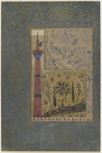 Man on top of a minaret