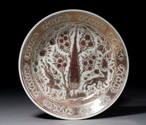Plate, Iran, late 17th century